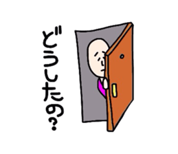 Melancholy man2-everyday conversation- sticker #2684253