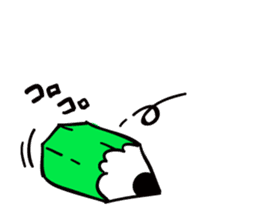 Rabbit who is studying for an exam. sticker #2684378