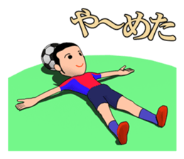Soccer boy sticker #2684752
