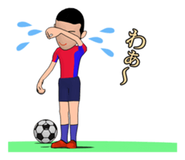 Soccer boy sticker #2684760