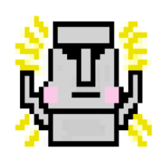 Moai Of Pixel Art By Ringorian Moai Of Pixel Art By Ringorian