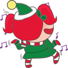 Mira, christmas girl sticker #2685910