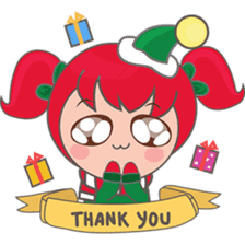Mira, christmas girl sticker #2685918