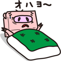 Robot animal PIG sticker #2686024