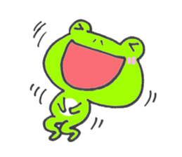 Mr. Crouton of a frog sticker #2686493