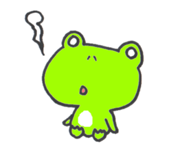 Mr. Crouton of a frog sticker #2686506