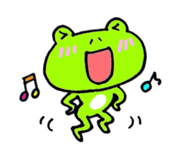 Mr. Crouton of a frog sticker #2686519
