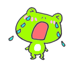 Mr. Crouton of a frog sticker #2686520