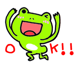 Mr. Crouton of a frog sticker #2686523