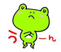 Mr. Crouton of a frog sticker #2686524