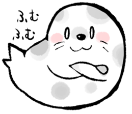 Round sea dog sticker #2686619