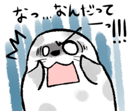 Round sea dog sticker #2686621