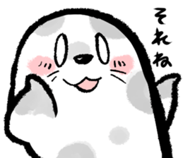 Round sea dog sticker #2686625