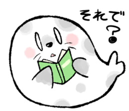 Round sea dog sticker #2686639