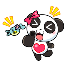 Ponty the funny panda sticker #2686707