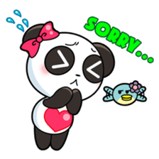 Ponty the funny panda sticker #2686725