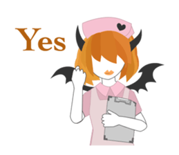 Little Devil Nurse sticker #2687173