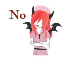 Little Devil Nurse sticker #2687174