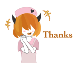 Little Devil Nurse sticker #2687178