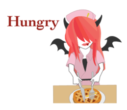 Little Devil Nurse sticker #2687179