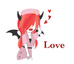 Little Devil Nurse sticker #2687180
