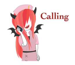 Little Devil Nurse sticker #2687185