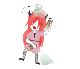 Little Devil Nurse sticker #2687192