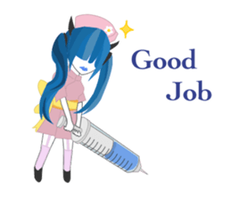 Little Devil Nurse sticker #2687198