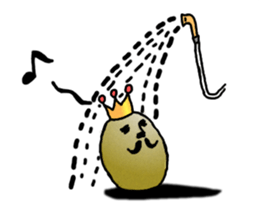 The king of bean sticker #2687794