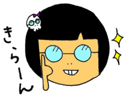 kokeshi girl sticker #2688210