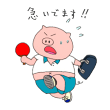 table tennis "DORANEKO & friends" sticker #2688473
