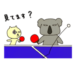table tennis "DORANEKO & friends" sticker #2688487