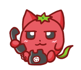 tomato cats sticker #2688619