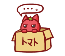 tomato cats sticker #2688620