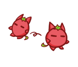 tomato cats sticker #2688627