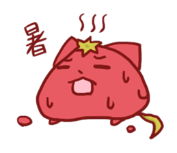 tomato cats sticker #2688628