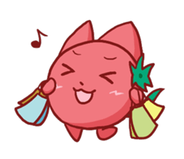 tomato cats sticker #2688647