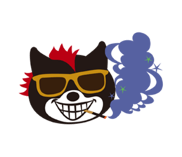 Bad cat Sticker sticker #2689055