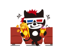 Bad cat Sticker sticker #2689064