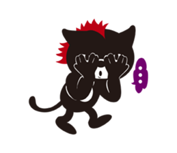 Bad cat Sticker sticker #2689080