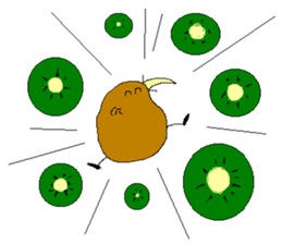 Kiwi Sticker. sticker #2689475