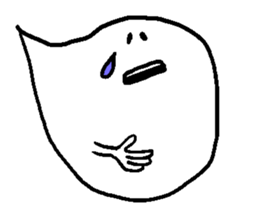 balloon ghost 5 sticker #2689801