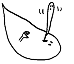 balloon ghost 5 sticker #2689807