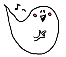 balloon ghost 5 sticker #2689809