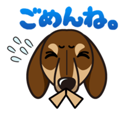 iinu - Dachshund sticker #2689894