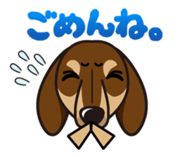 iinu - Dachshund sticker #2689894