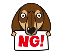 iinu - Dachshund sticker #2689896