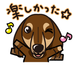 iinu - Dachshund sticker #2689900
