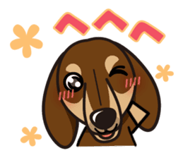 iinu - Dachshund sticker #2689910