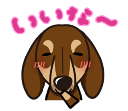 iinu - Dachshund sticker #2689913